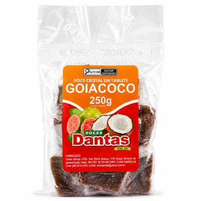 Doce Cristal em Tablete - Goiacoco – 16x250g